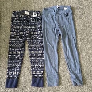 Polarn O. Pyret Blue Patterned Leggings